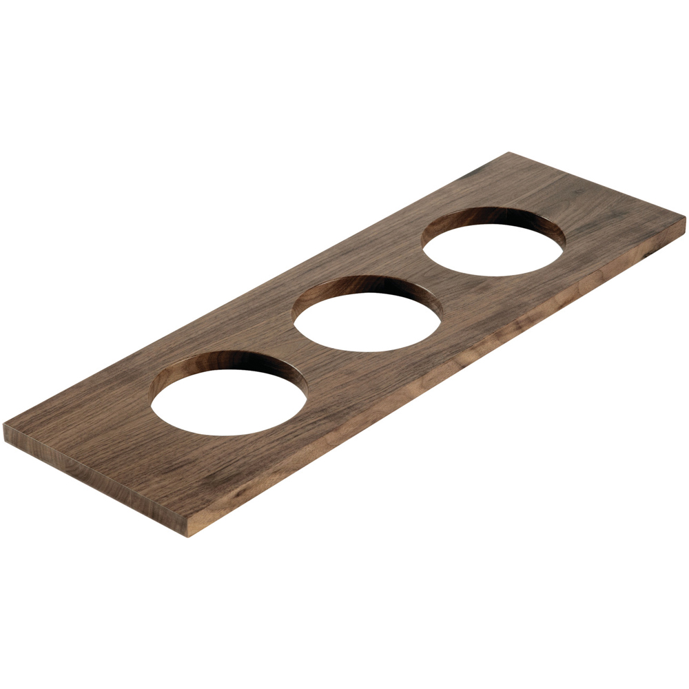 Base Plate Container Holder Walnut